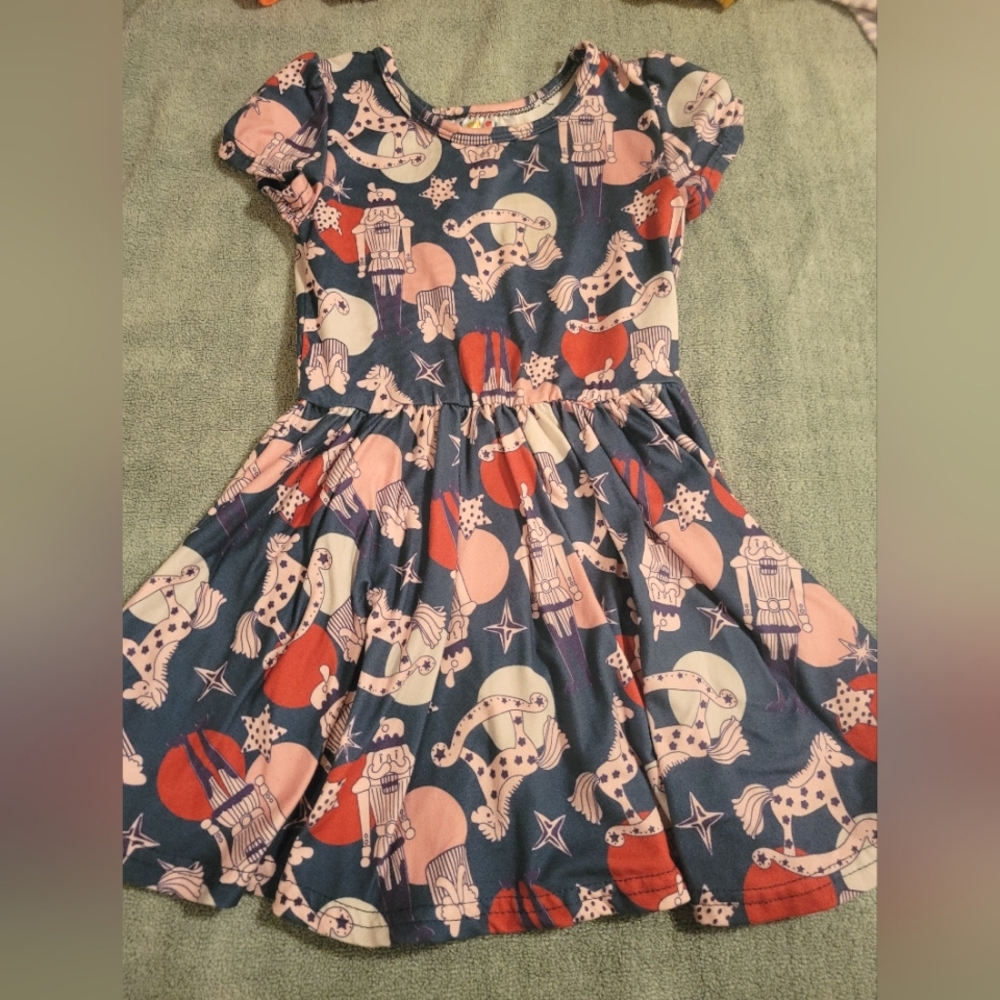 (2/$15)Dot Dot Smile, 2T Christmas Dress